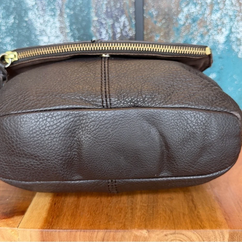 The Sak 2010’s “Deena Flap” Shoulder bag in chocolate brown
